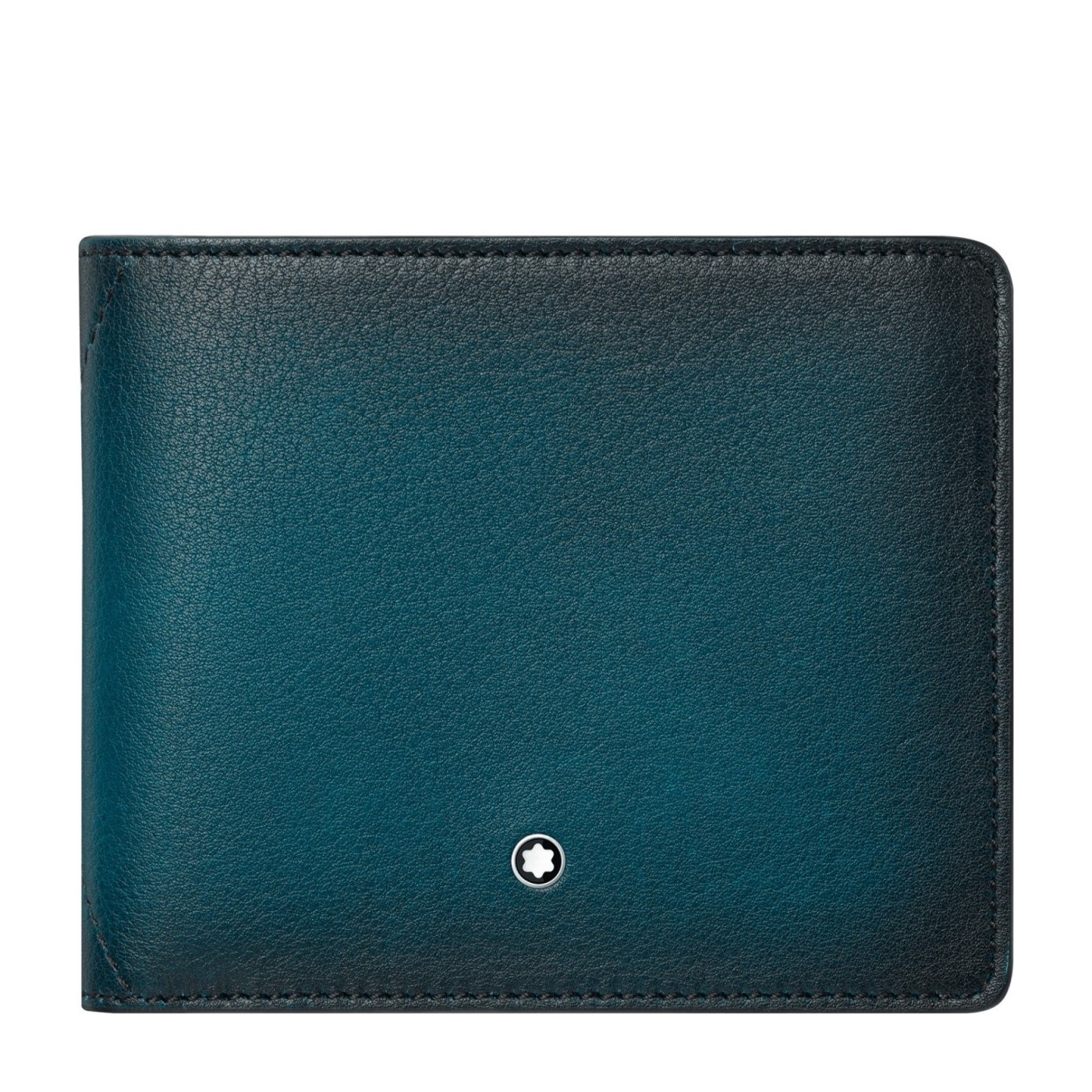 Wallet 6cc Petrol Blue Montblanc Meisterstück - 118347 - Rosso Gioielleria