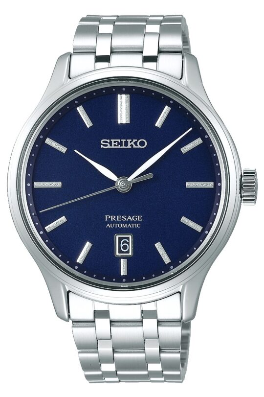 Seiko Presage blu acciaio SRPD41J1