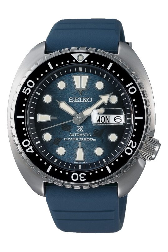 Seiko Prospex save the ocean turtle diver blu SRPF77K1