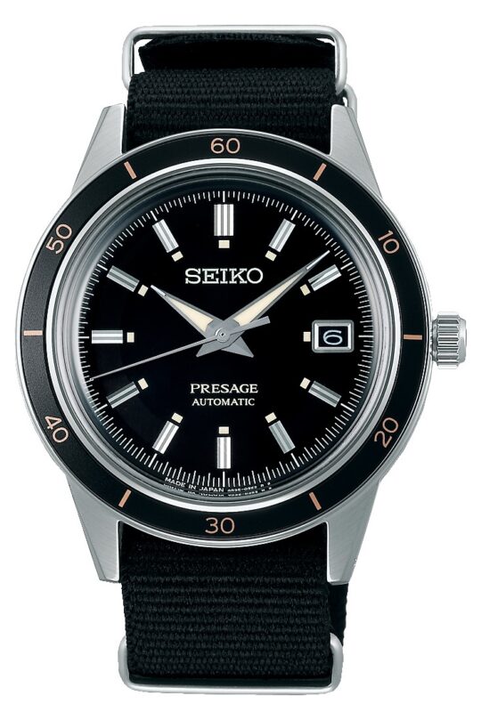 Seiko Presage nylon nero SRPG09J1