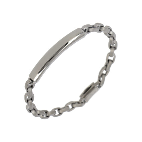 Bracciale catena uomo Pesavento argento rutenio