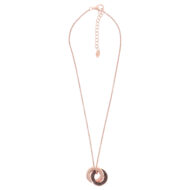 collana ciondolo elegance polvere bronzo argento oro rosa