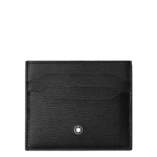 Montblanc Custodia 6 carte di credito pelle nera 129253