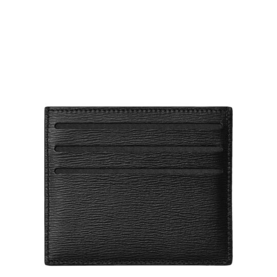 Montblanc Custodia 6 carte di credito pelle nera 129253