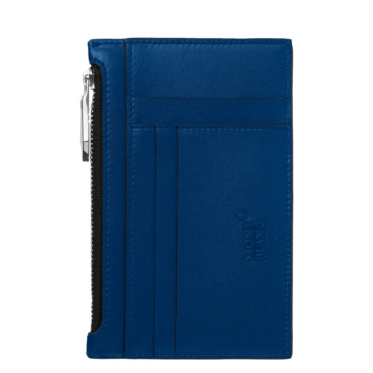 Montblanc Custodia 8 scomparti pelle blu 129687