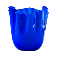 Vaso Venini Fazzoletto Blu Zaffiro