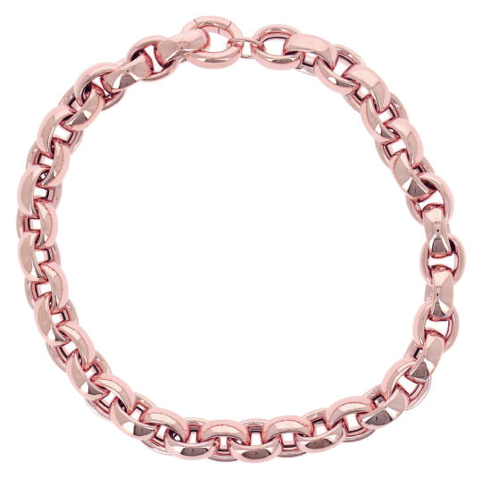 Collana rolò pesavento argento oro rosa WELGE030