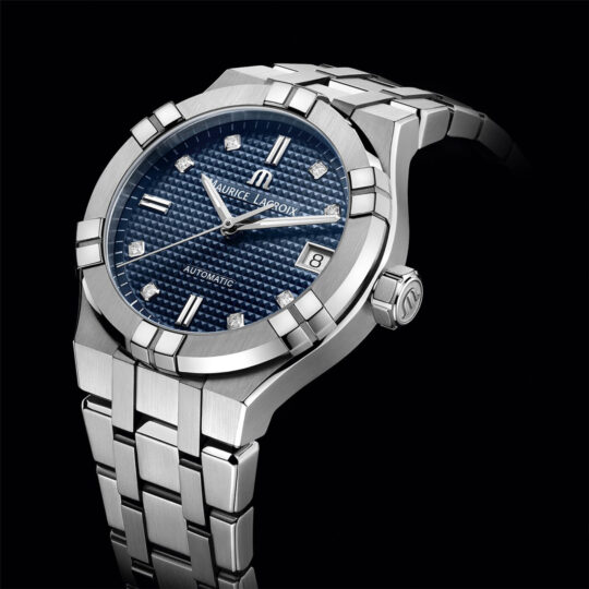 Maurice Lacroix Aikon Automatic Date Blu 35mm – AI6006-SS002-450-1 - immagine 2