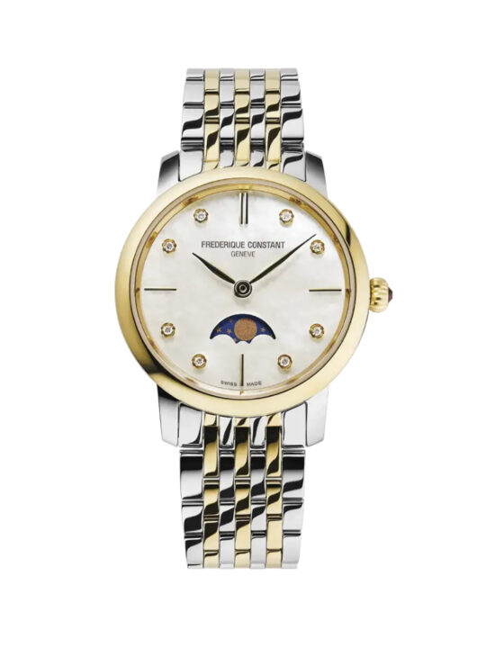 classics-slimline-ladies-moonphase-fc-206mpwd1s3b - orologio donna