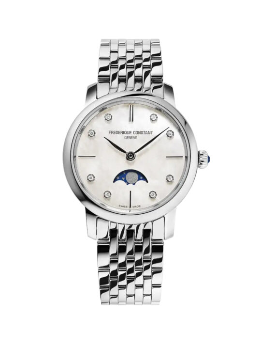 classics-slimline-ladies-moonphase-fc-206mpwd1s6b - orologio donna