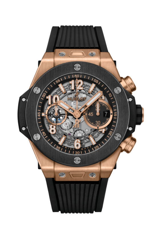 hublot-big-bang-unico-king-gold-ceramic-44-mm-ref-421-om-1180-rx - orologio uomo