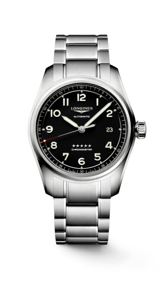 Longines Spirit uomo 40mm nero